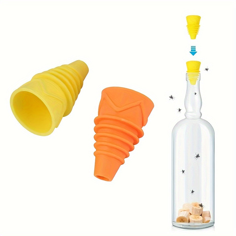Reusable Fly Trap for Kitchen and Fruit Fly Control