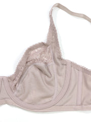 3pcs Lace Unlined Bras Semi-Sheer Intimates Women's Lingerie