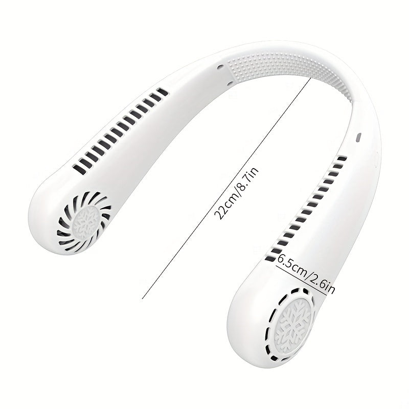 Portable Hanging Fan USB Charging No Blades No Mess