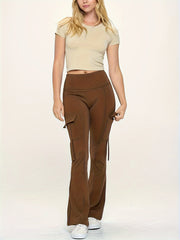  Y2K Tummy Control Cargo Pants