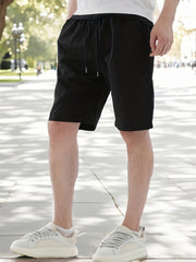 Men's Drawstring Bermuda Shorts for Summer Workouts