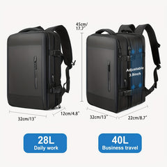 Compartment Travel Backpack Business Trip Luggage Bag Large Capacity