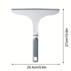 2pcs Shower Squeegee Glass Wiper Water Removal Scraper