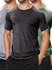 Men's Stretch Quick Dry Fitness T-shirt Summer Gift