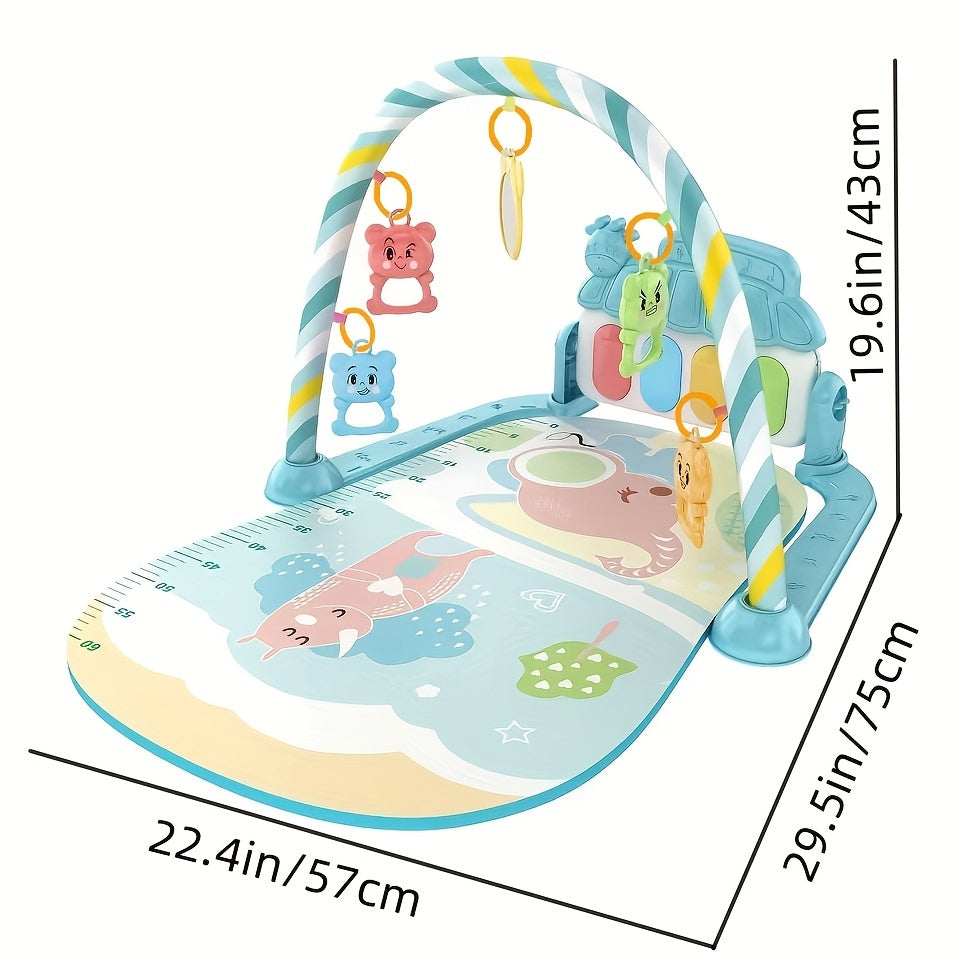 Baby Gym Play Mat Kick & Play Piano With Music Toy Playmats Birthday Gift