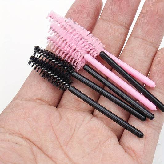 100pcs Short Handle Mascara Brushes Wands for Eyelash Extensions and Mascara Use