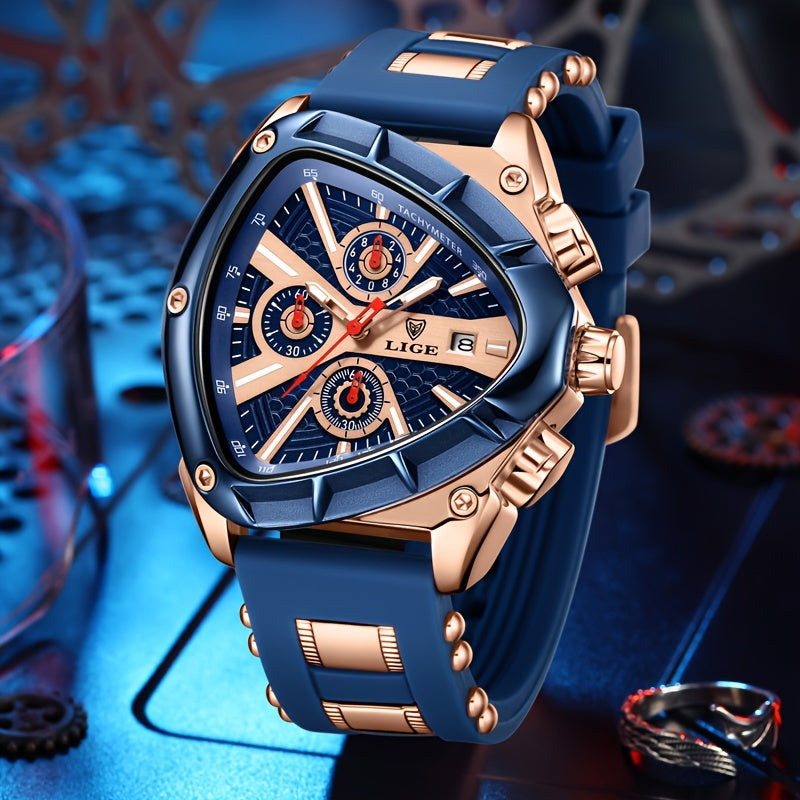 Women Sports Watch Luminous Pointers Rubber Strap Quartz Waterproof