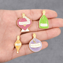Creative Juice Perfume Bottle Brooch