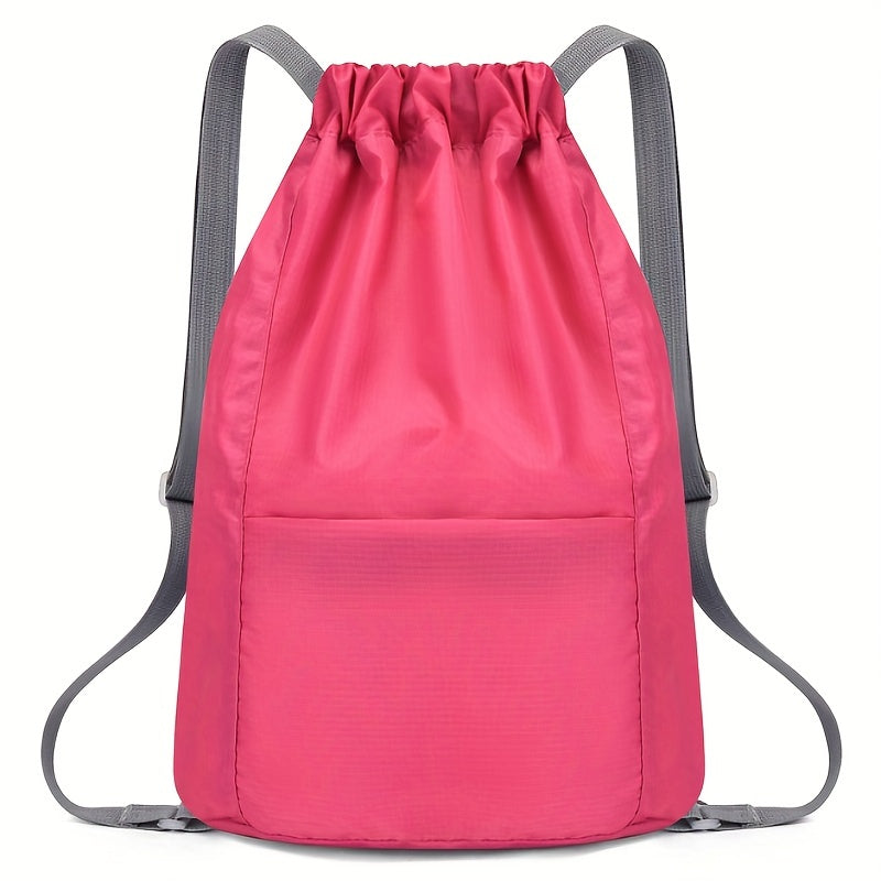 Waterproof Drawstring Backpack for Sports and Gym, Men Women