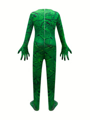 Kid's Halloween Cosplay Jumpsuit With Mask Character Dress Costume