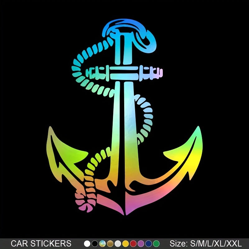 Boat Anchor Car Window Decal - Car Accessories Vinyl Sticker