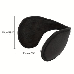 200PCS Winter Windproof Ear Muffs Fleece Ear Warmers Behind The Head Band