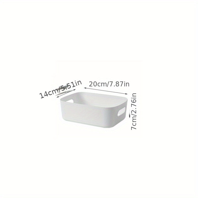 Portable Transparent Storage Box for Cosmetics and More