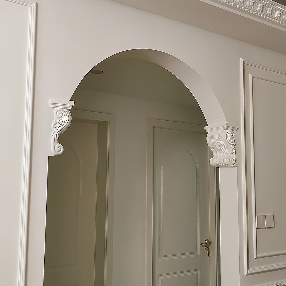 Elephant Trunk Carved Ceiling Decoration Non Gypsum Line