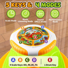 Mquduo Spinning Activity Toy with LED Lights & Music