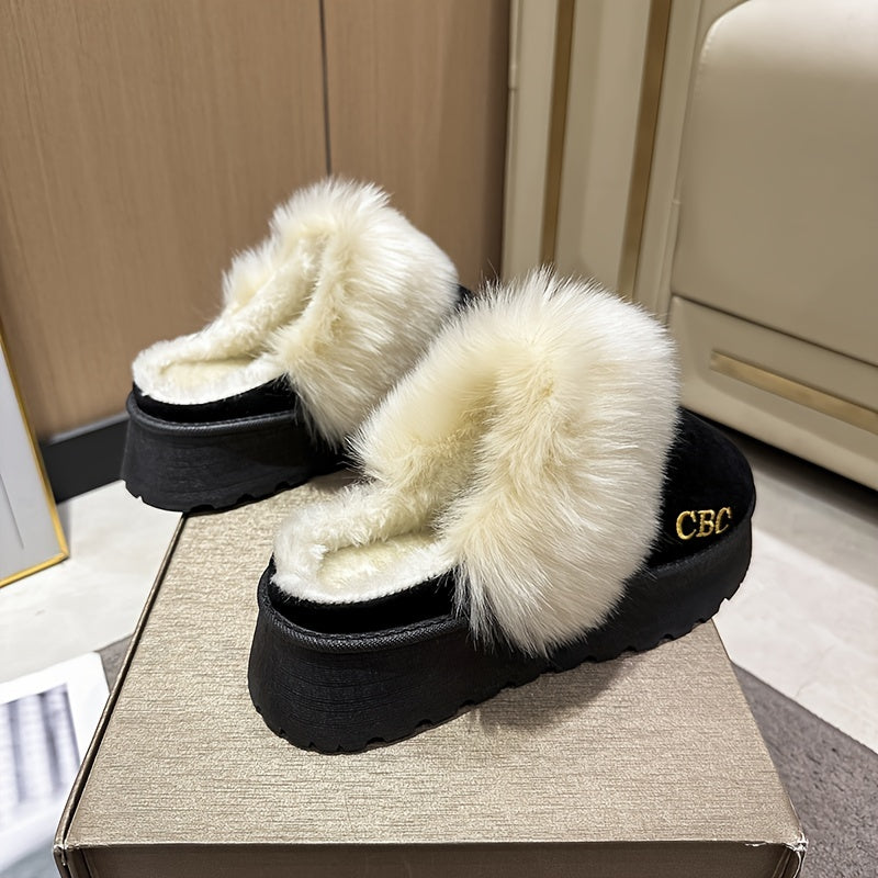 Women's Plush Lined Snow Boots for Fall & Winter