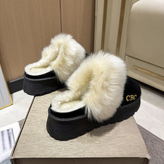 Women's Plush Lined Snow Boots for Fall & Winter