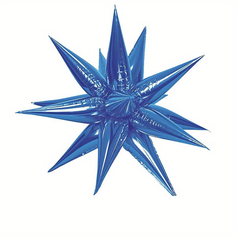 24pcs 66 04cm Explosive Star Foil Balloon Water Drop Cone Balloon