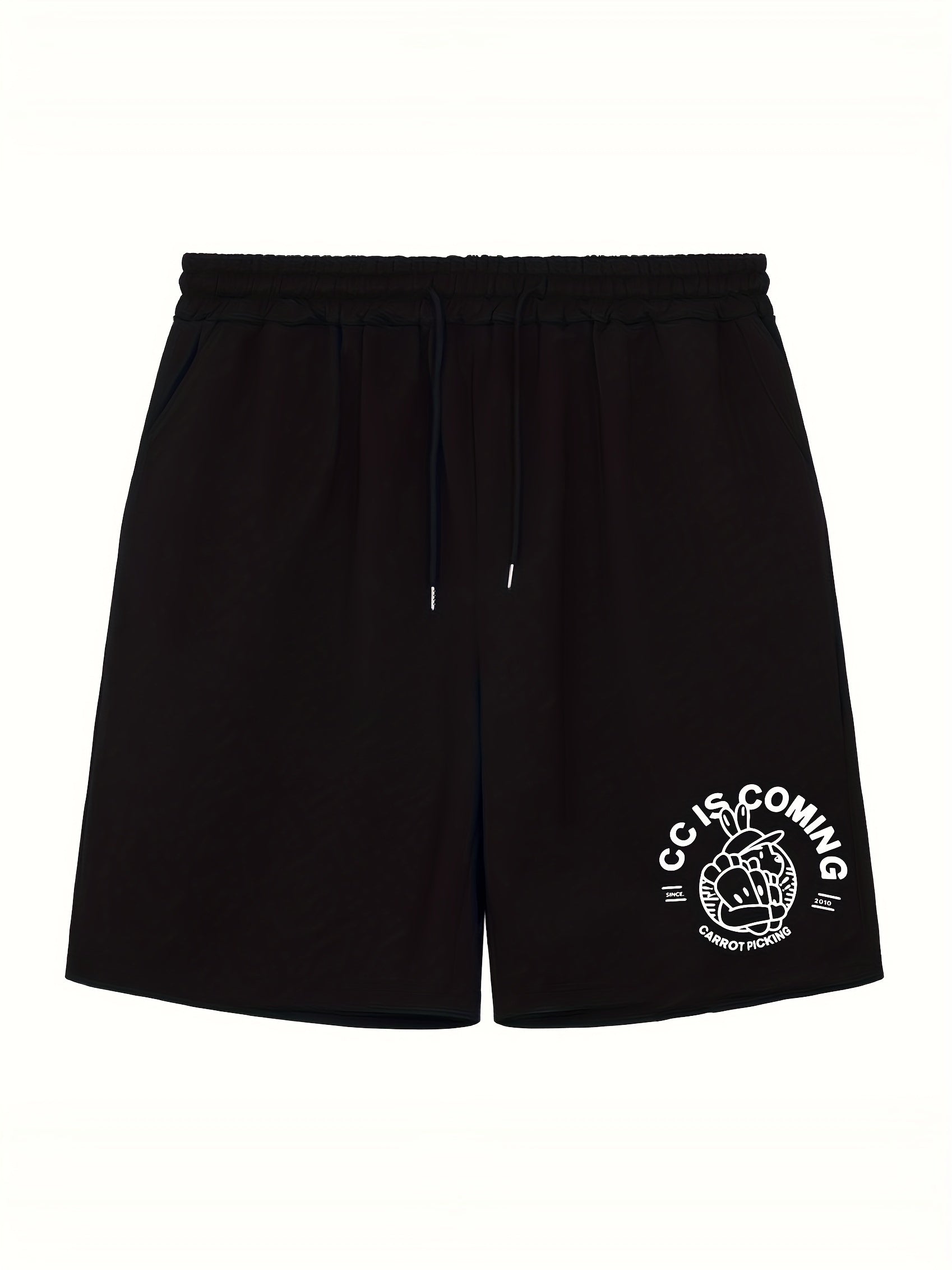 Men's Rabbit Graphic Athletic Shorts for Cycling Fitness