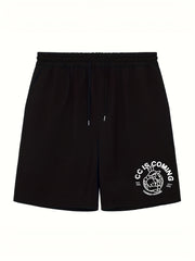Men's Rabbit Graphic Athletic Shorts for Cycling Fitness