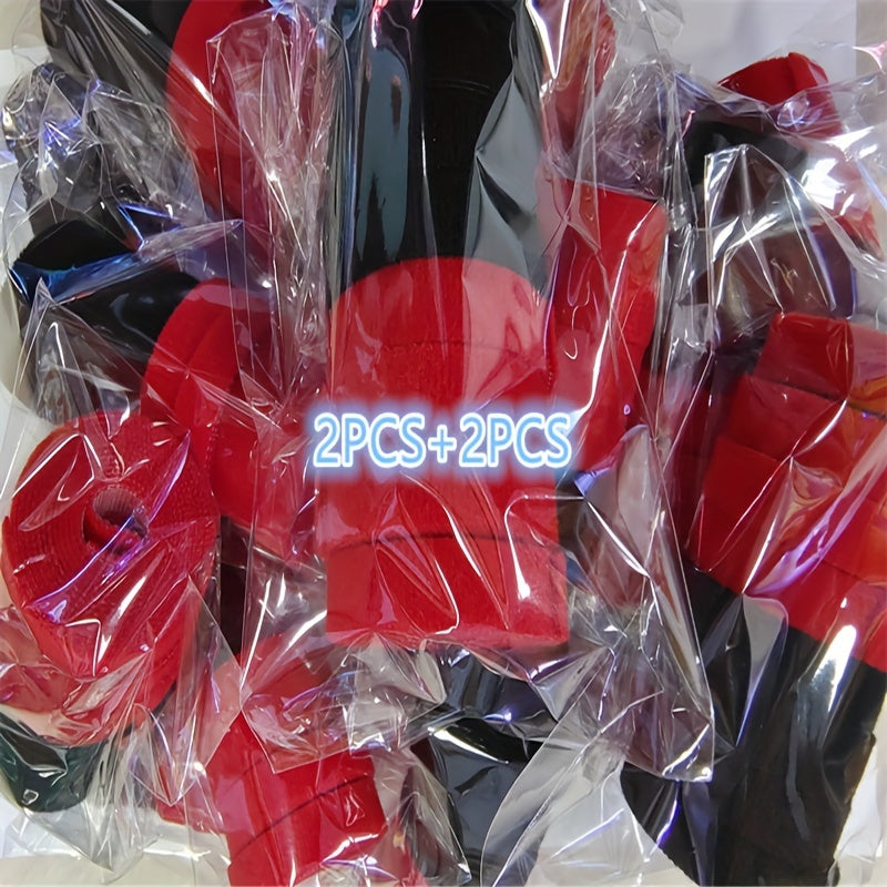 8pcs Adjustable Fastening Cable Straps Reusable Nylon Fixing Rope For Storage