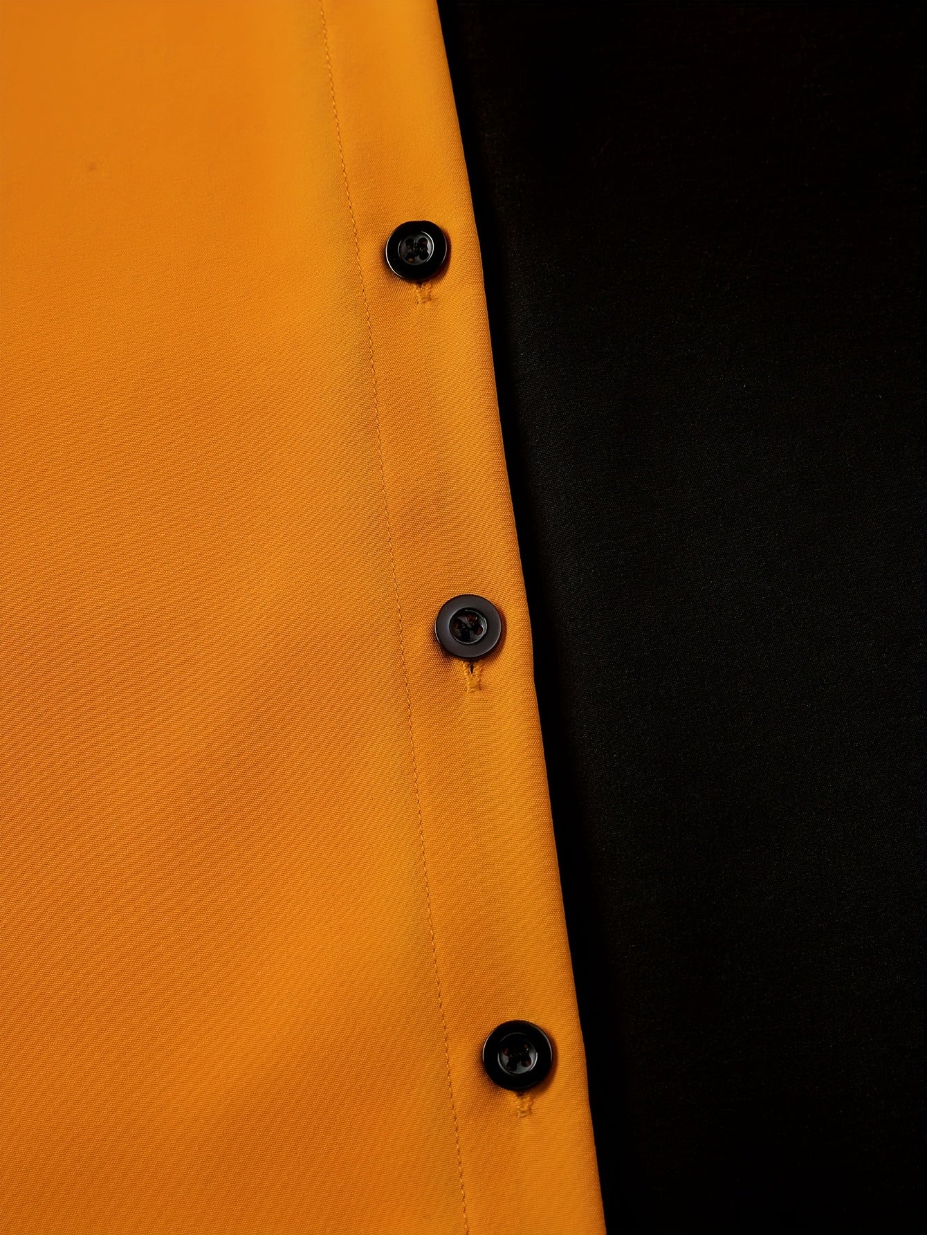  Colorblock Lantern Sleeve Shirt Dress With Belt