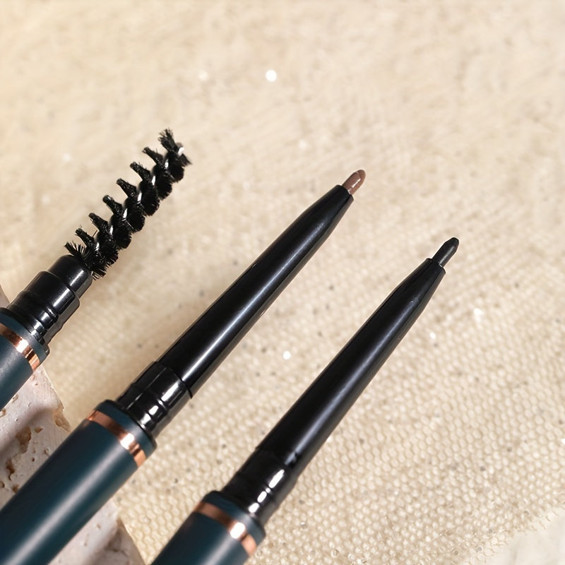 Waterproof Sweat Proof Round Head Eyebrow Pencil 4 Colors