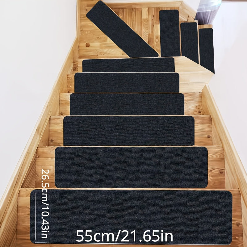 Household Staircase Pad Step Pad Anti Slip Embroidered Adhesive Floor Pad
