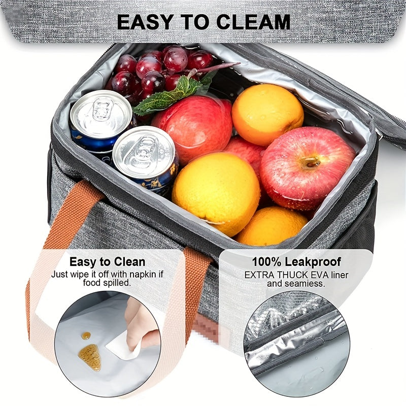 Portable Lunch Box Bag Aluminum Foil Insulation Bento Bag
