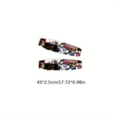 Anime Print Bracelet Waterproof Durable Reusable Wristband Christmas Gift
