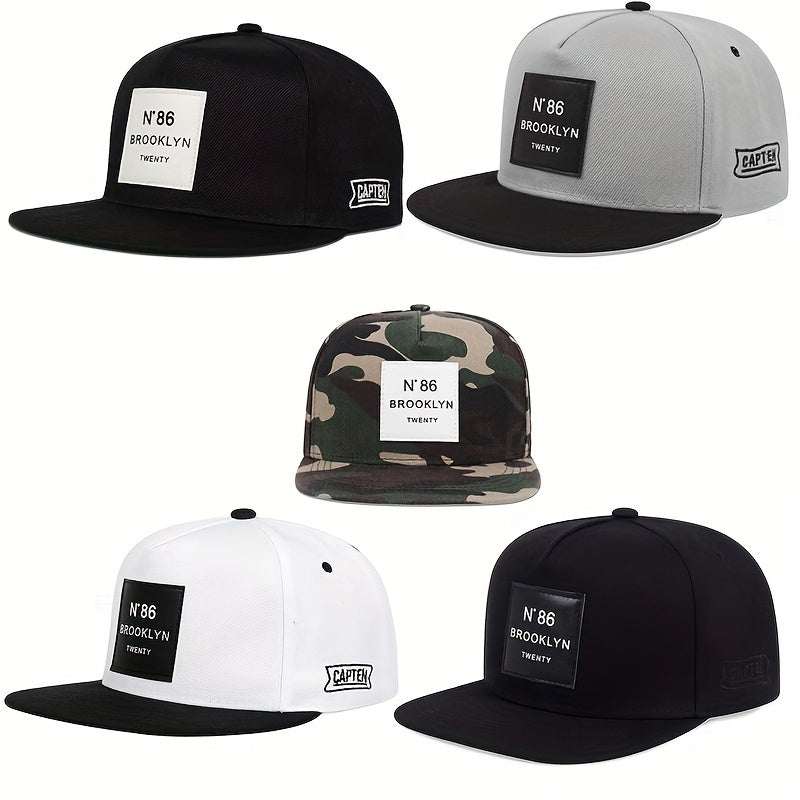 Mens N86 Flat Multicolor Sports Hat for Sun Protection