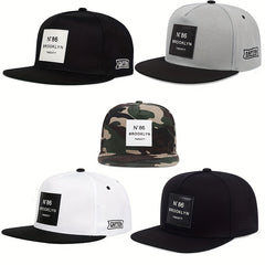 Mens N86 Flat Multicolor Sports Hat for Sun Protection