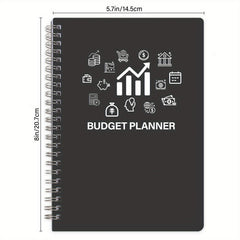BUBU Budget Planner Monthly Finance Organizer - Undated Expense Tracker Notebook