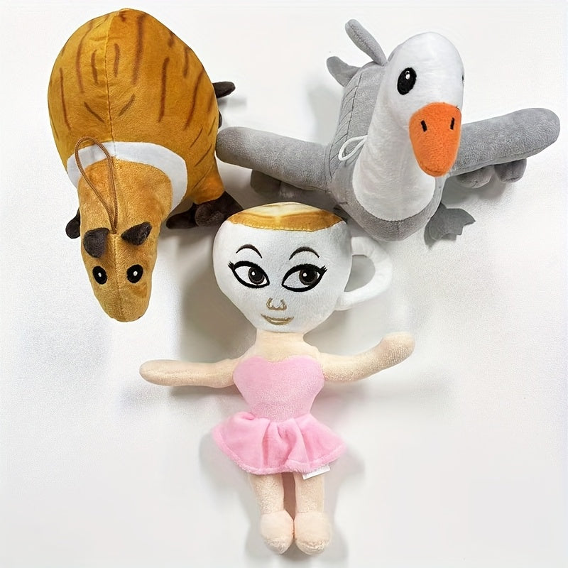 Quirky Plush Puppets Whimsical Animal & Human Figures with Expressive Faces