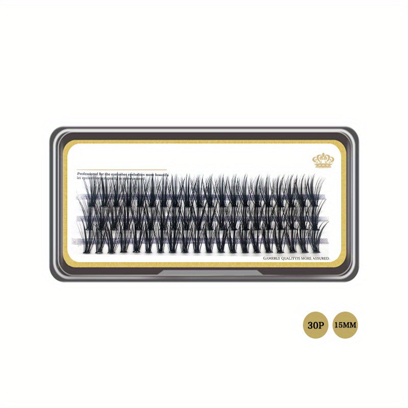 Soft Cluster False Eyelashes 30D Faux Mink Lashes 8 15mm