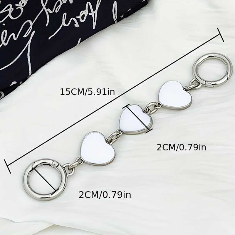 Love Shape Extension Chain Golden Purse Chain Strap Coach Bag Replacement