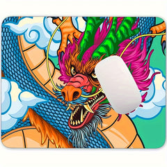 Chinese Dragon Mousepad Non Slip Rubber Base for Computers Laptop