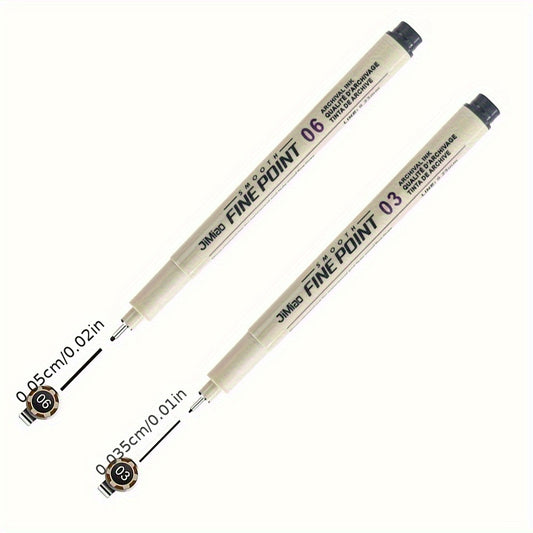 0.35mm Art Drawing Pen Waterproof Needle Tube Pen