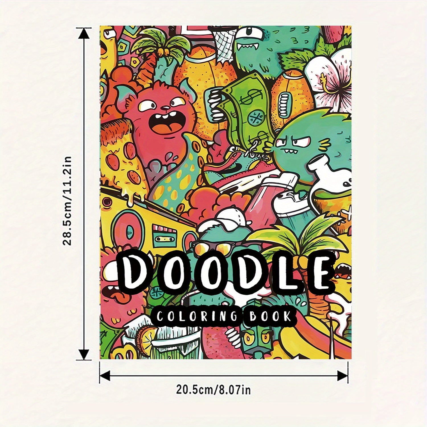 Graffiti Coloring Book for Adults & Teens Vibrant Urban Art