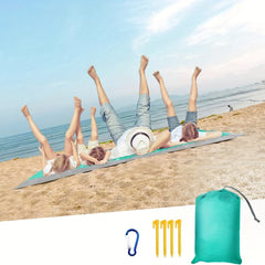 Family Size Sandproof Beach Blanket Quick Drying Mat