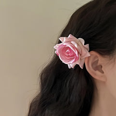 Bohemian Rose Flower Hairpin Brooch Hair Styling Accessories for Women Girls