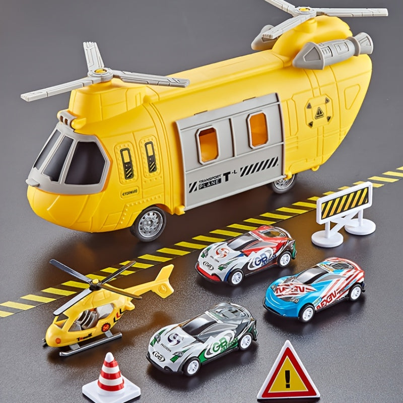 Multifunctional Helicopter Model Toy with Storage and Ejection Mechanism