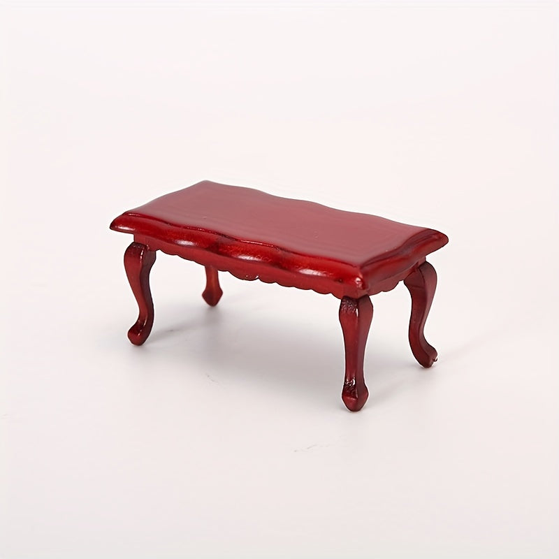 Mini Curved Surface Tea Table Model Furniture