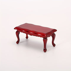 Mini Curved Surface Tea Table Model Furniture