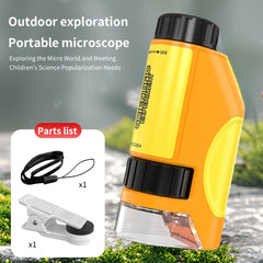 Portable Optical Microscope Toy for Kids - Explore Microscopic World!