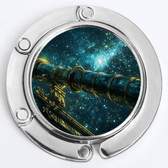 Metal Bag Hook for Telescope, Foldable, No Drill, Portable, Starry Night Print