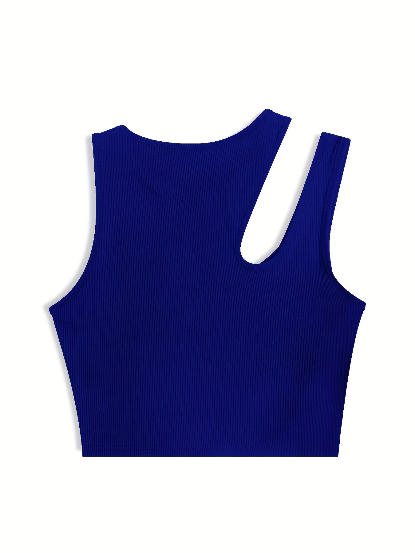 Y2K Ribbed Crop Tank Top Sleeveless Summer Women's Clothing