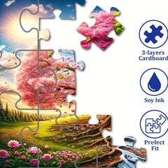 1000pcs Vibrant Adult Jigsaw Puzzle Challenging & Rewarding