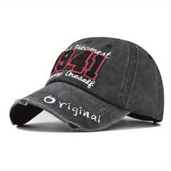 Embroidered Washed Baseball Cap Vintage Skateboard Cap Sun Hat