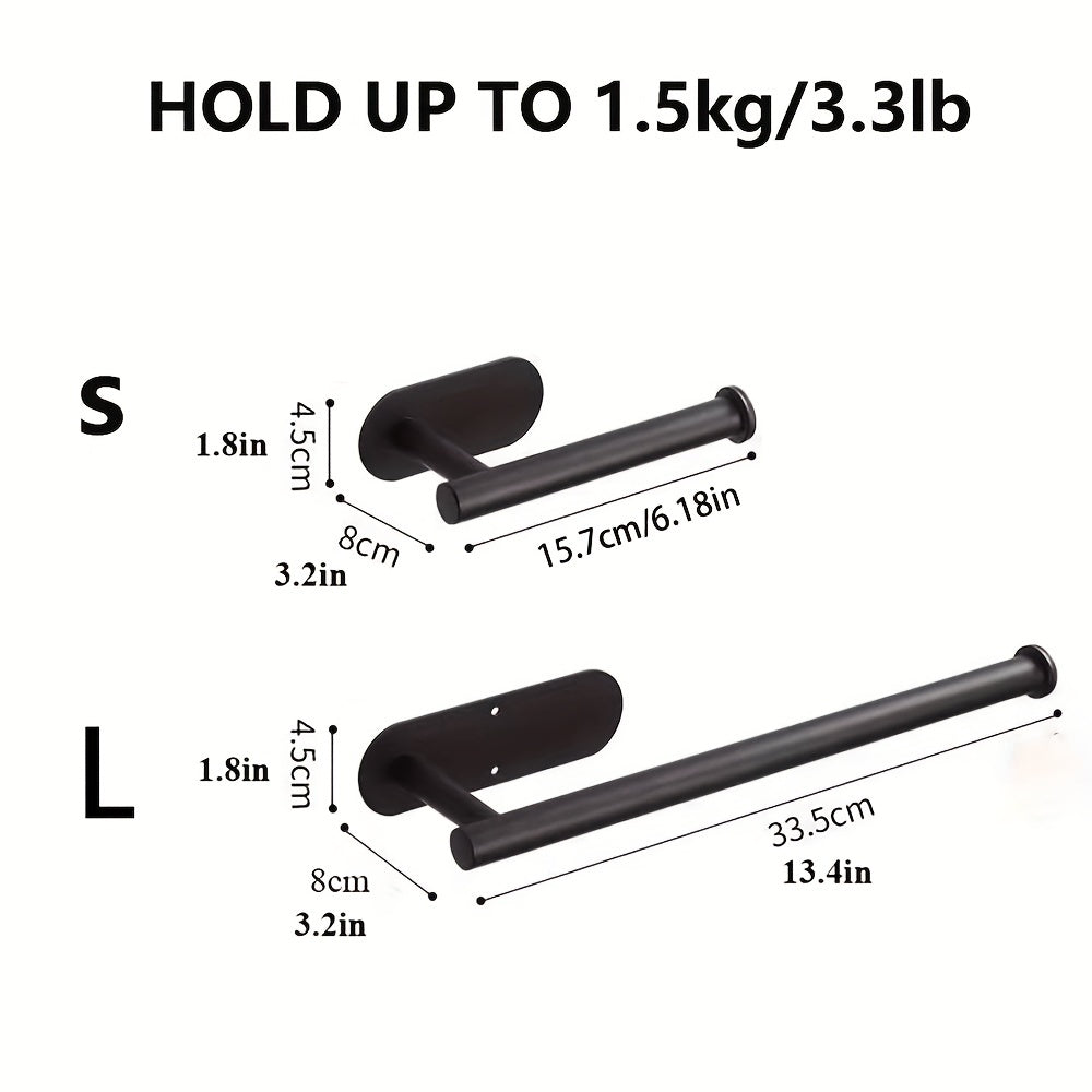 Wall Mounted Paper Towel Holder Dispenser Iron Storage Rack